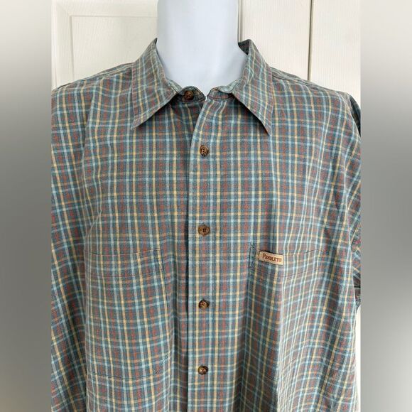 Vintage Pendleton Shirt Button Down Short Sleeve Cotton Top Mens XL - Picture 6 of 14